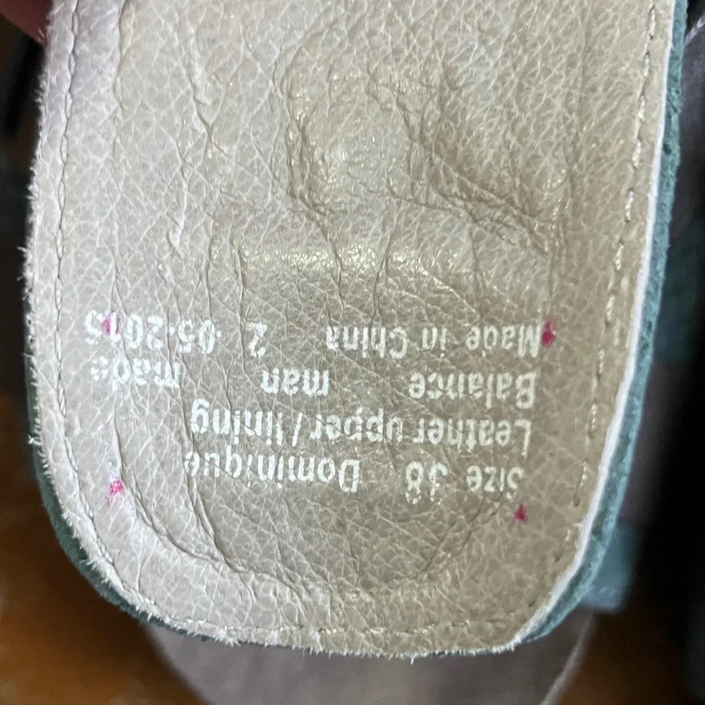 Dansko Dominique brown Teal Strappy Block Heel Sandals 38 7 - Picture 11 of 11